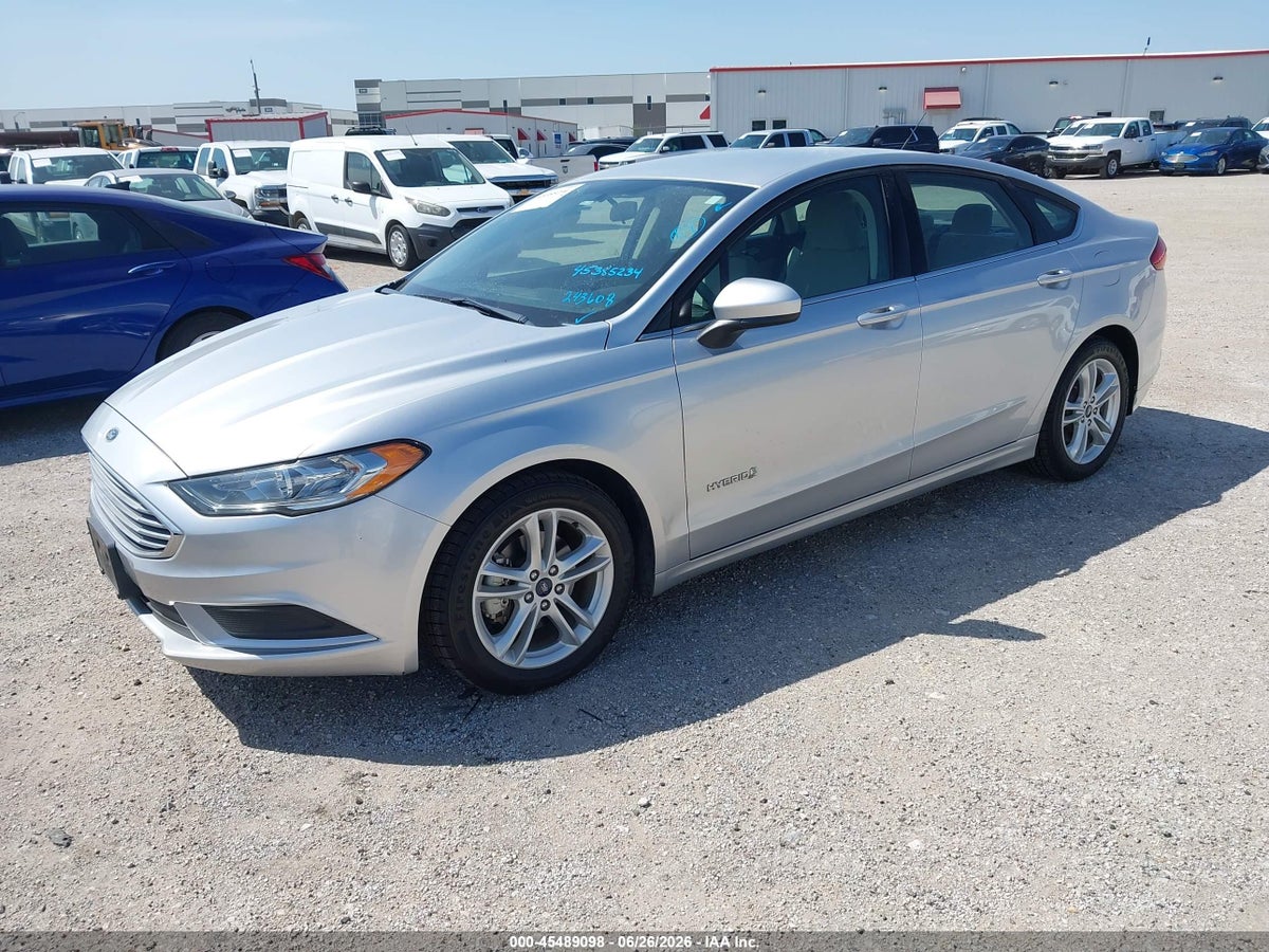 2018 FORD FUSION HYBRID S — снимка 2