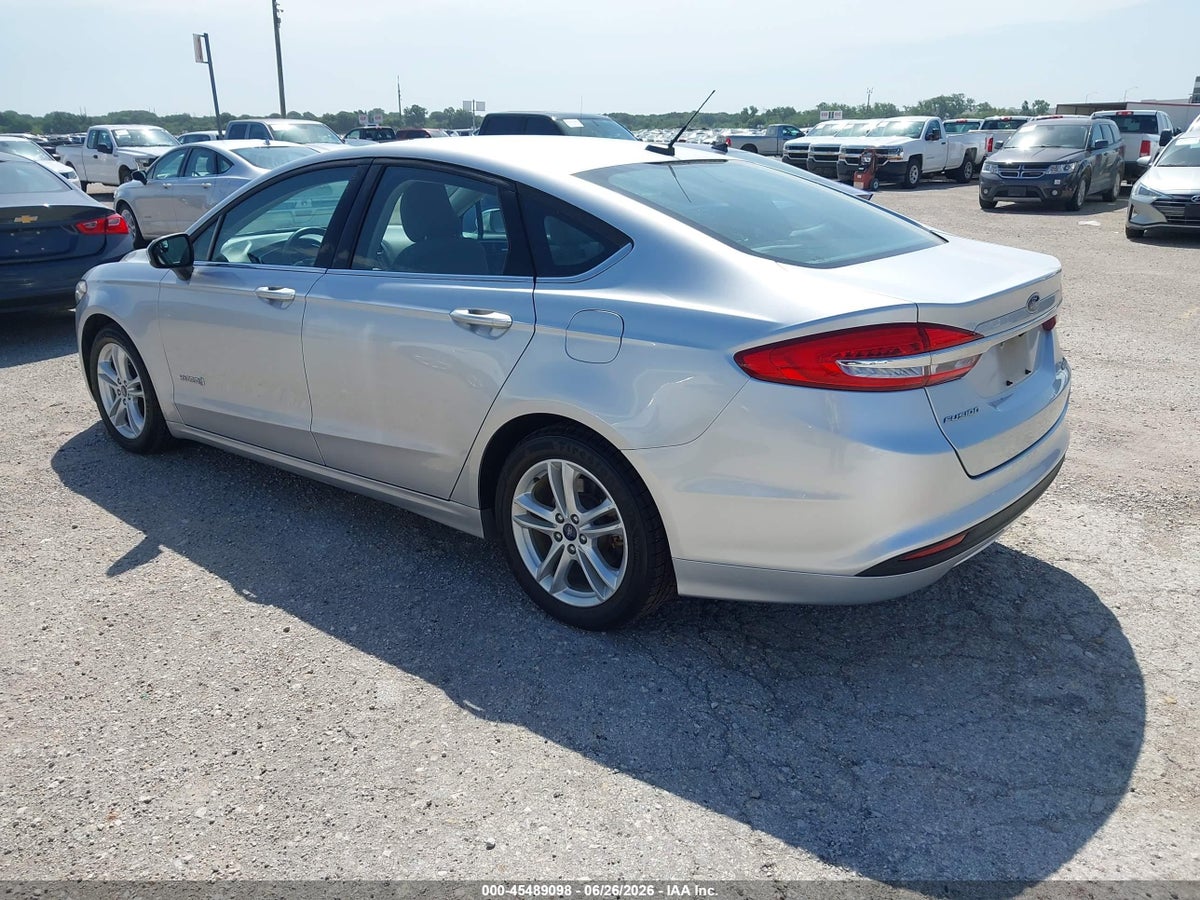 2018 FORD FUSION HYBRID S — снимка 3