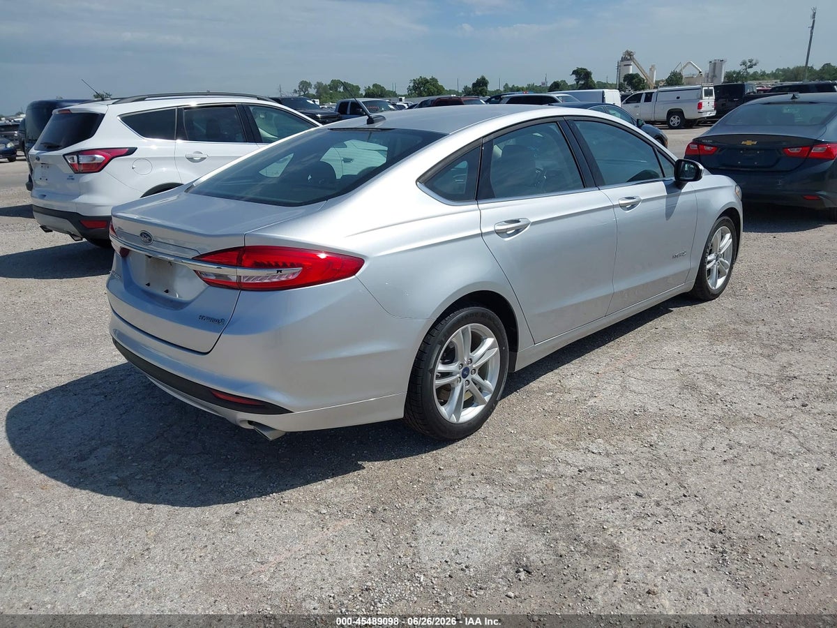 2018 FORD FUSION HYBRID S — снимка 4