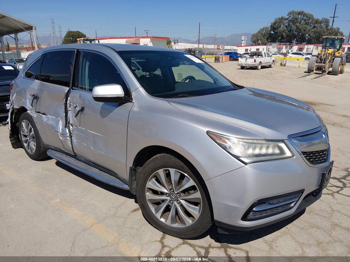 2015 ACURA MDX TECHNOLOGY PACKAGE