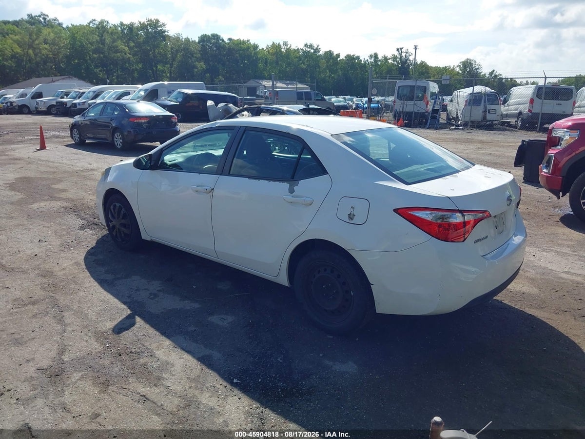 2014 TOYOTA COROLLA LE — снимка 3