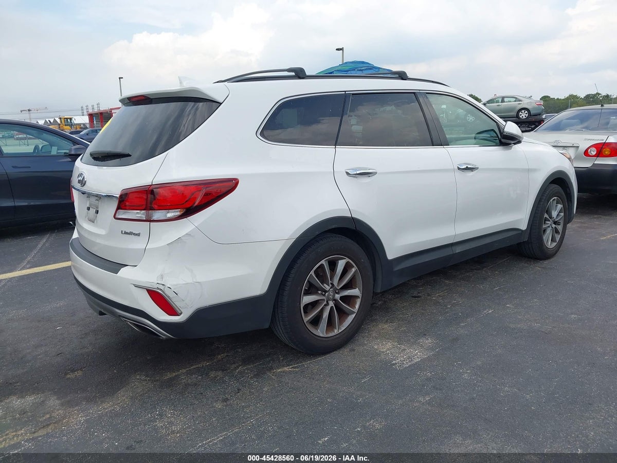 2017 HYUNDAI SANTA FE LIMITED — снимка 4