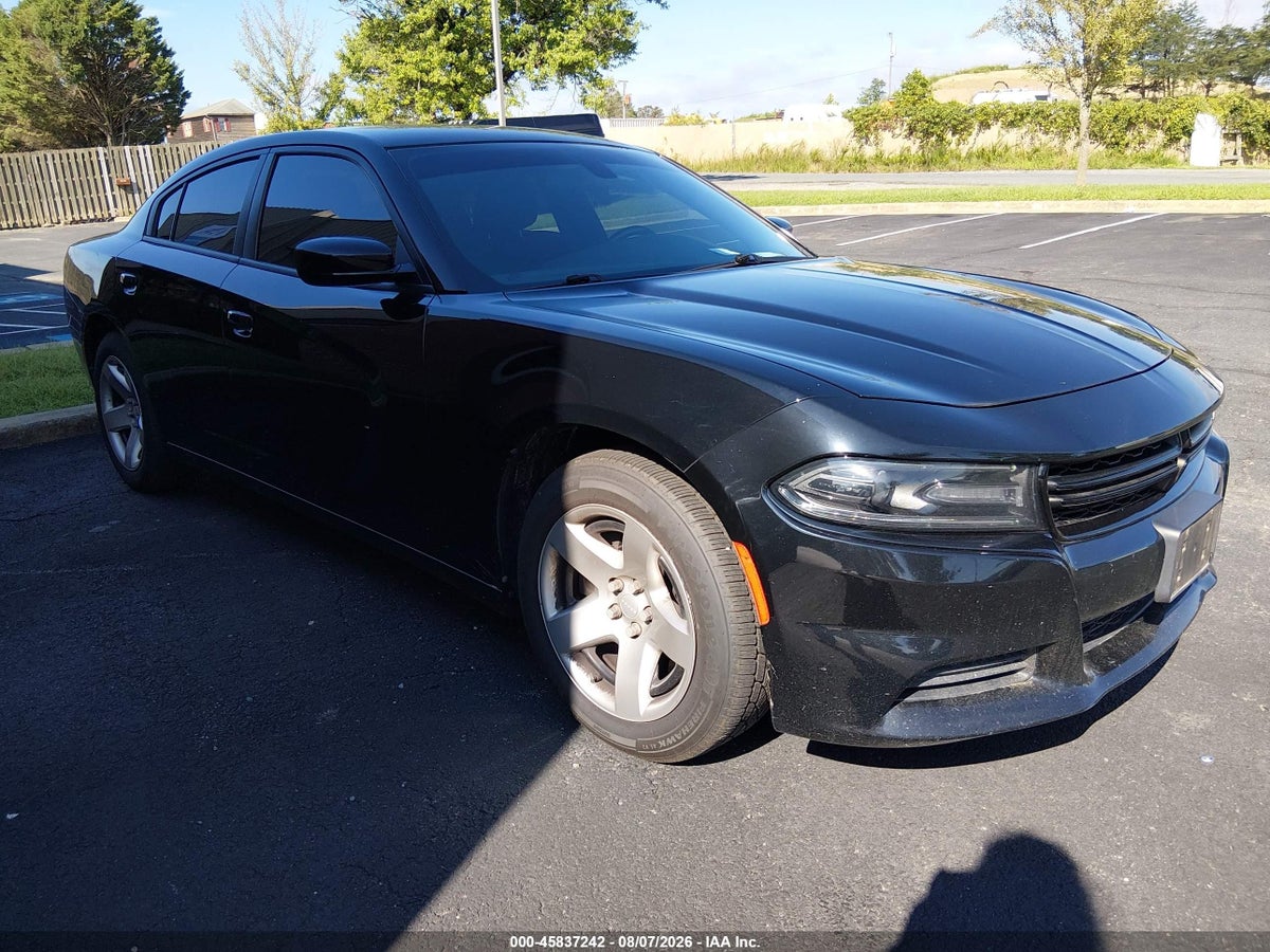 2019 DODGE CHARGER POLICE RWD