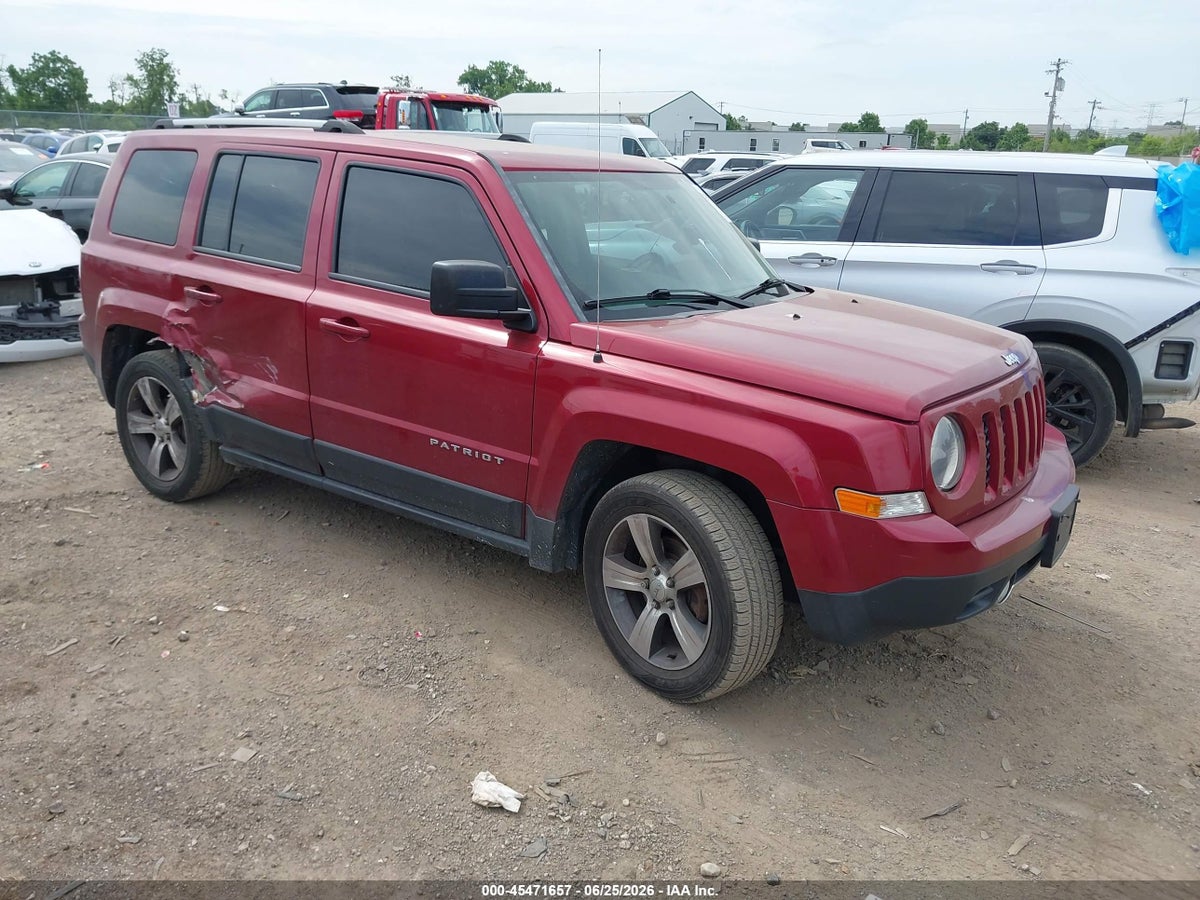 2016 JEEP PATRIOT HIGH ALTITUDE EDITION