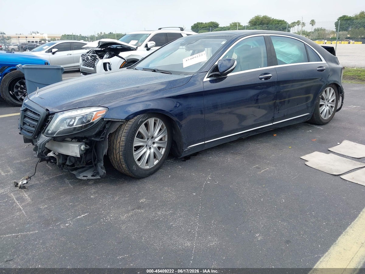 2014 MERCEDES-BENZ S 550 4MATIC — снимка 2