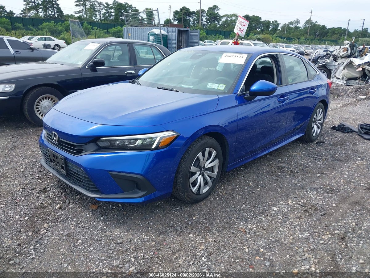 2022 HONDA CIVIC LX — снимка 2