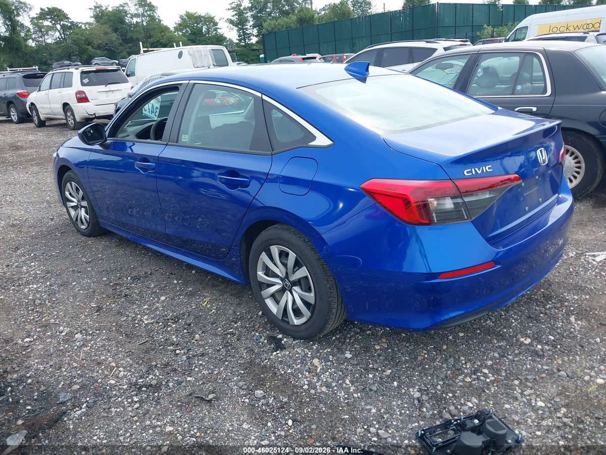2022 HONDA CIVIC LX — снимка 3