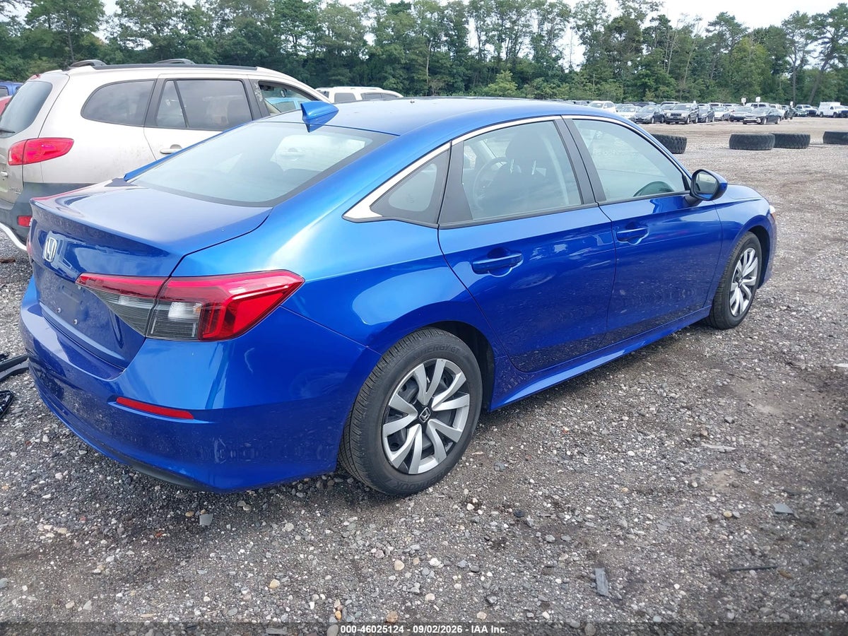 2022 HONDA CIVIC LX — снимка 4
