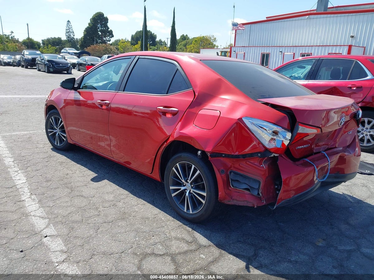 2016 TOYOTA COROLLA LE PLUS — снимка 3