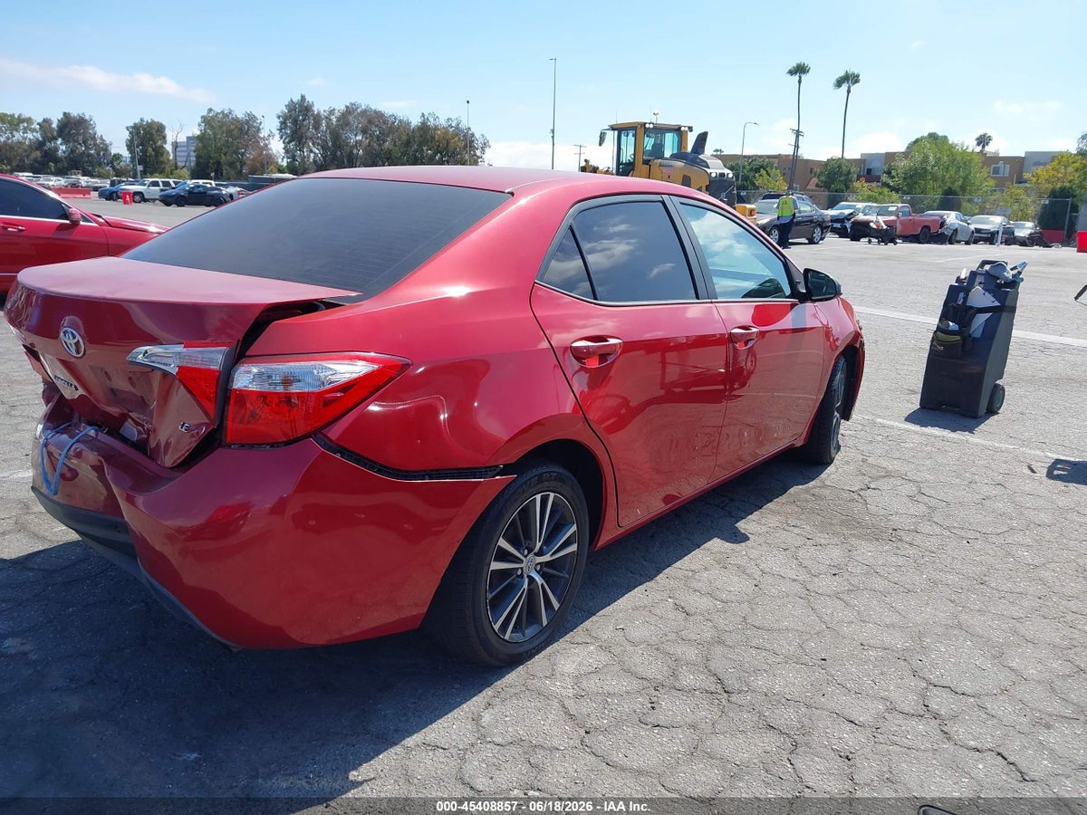 2016 TOYOTA COROLLA LE PLUS — снимка 4