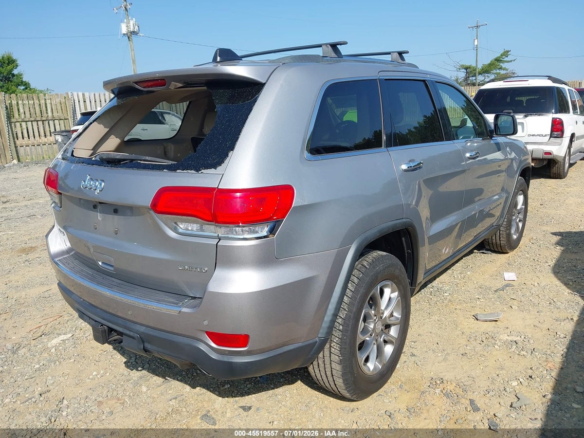 2015 JEEP GRAND CHEROKEE LIMITED — снимка 4