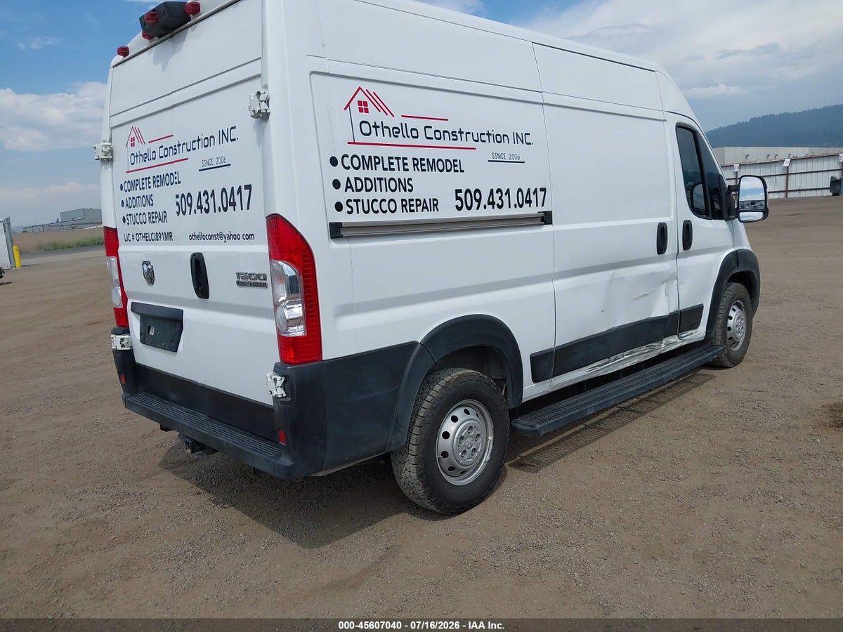 2023 RAM PROMASTER 1500 HIGH ROOF 136 WB — снимка 4