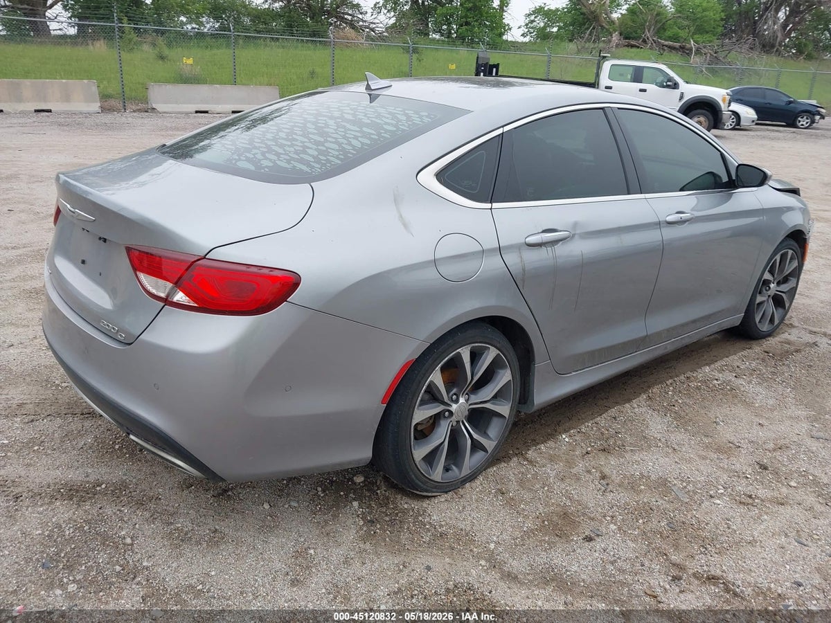 2015 CHRYSLER 200 C — снимка 4