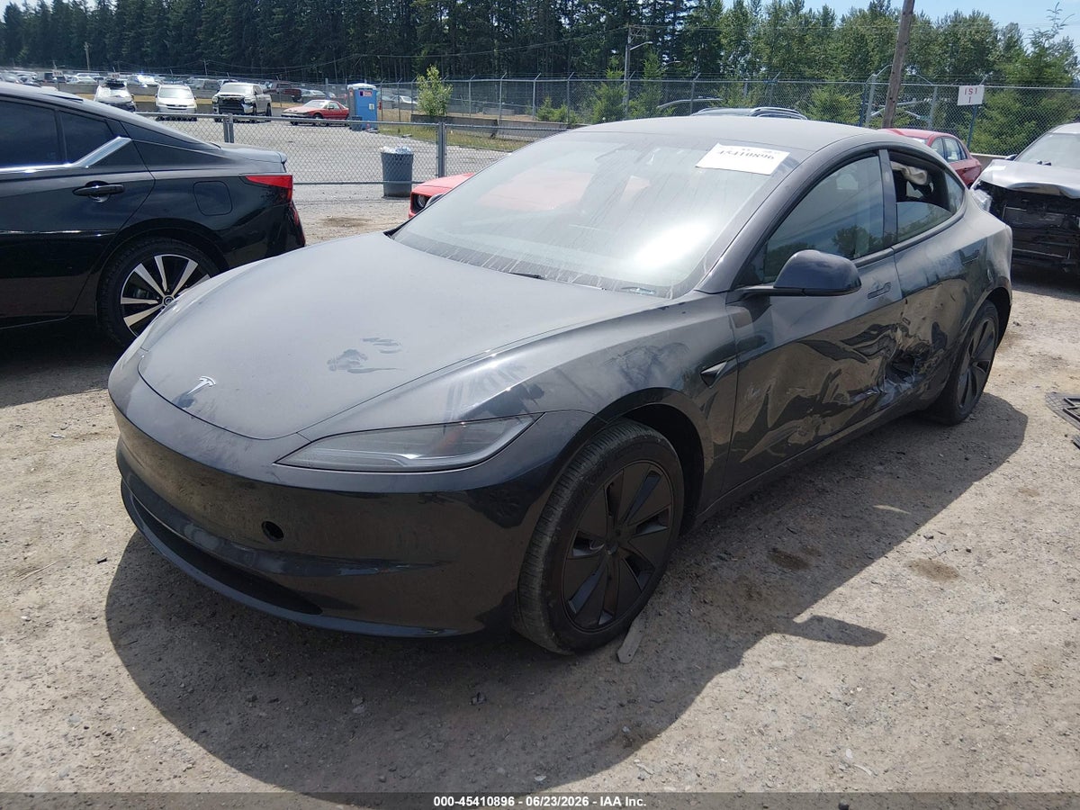 2025 TESLA MODEL 3 LONG RANGE REAR-WHEEL DRIVE/STANDARD REAR-WHEEL DRIVE — снимка 2