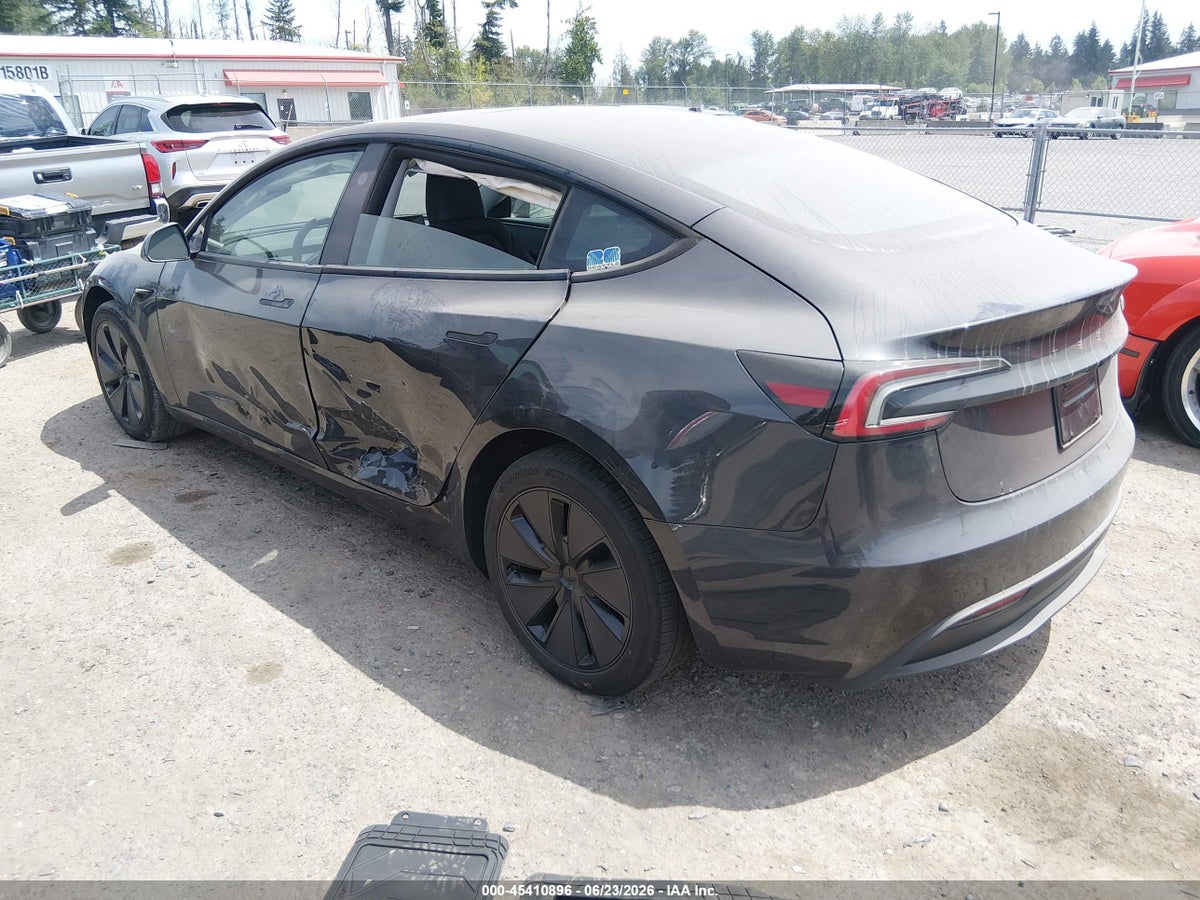 2025 TESLA MODEL 3 LONG RANGE REAR-WHEEL DRIVE/STANDARD REAR-WHEEL DRIVE — снимка 3