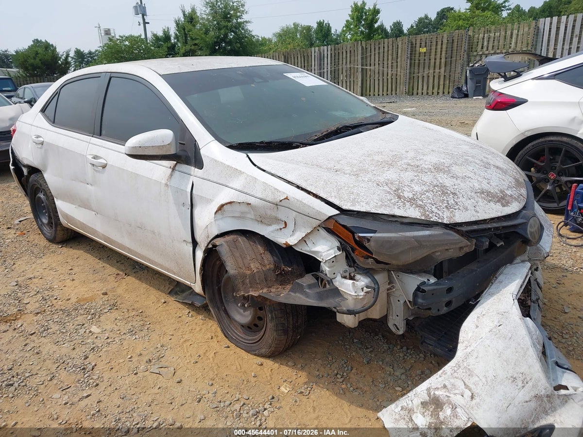 2017 TOYOTA COROLLA LE