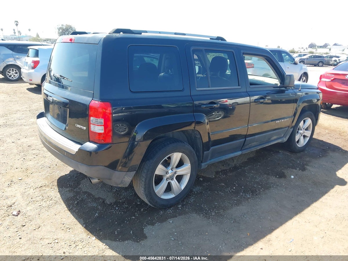2012 JEEP PATRIOT LIMITED — снимка 4