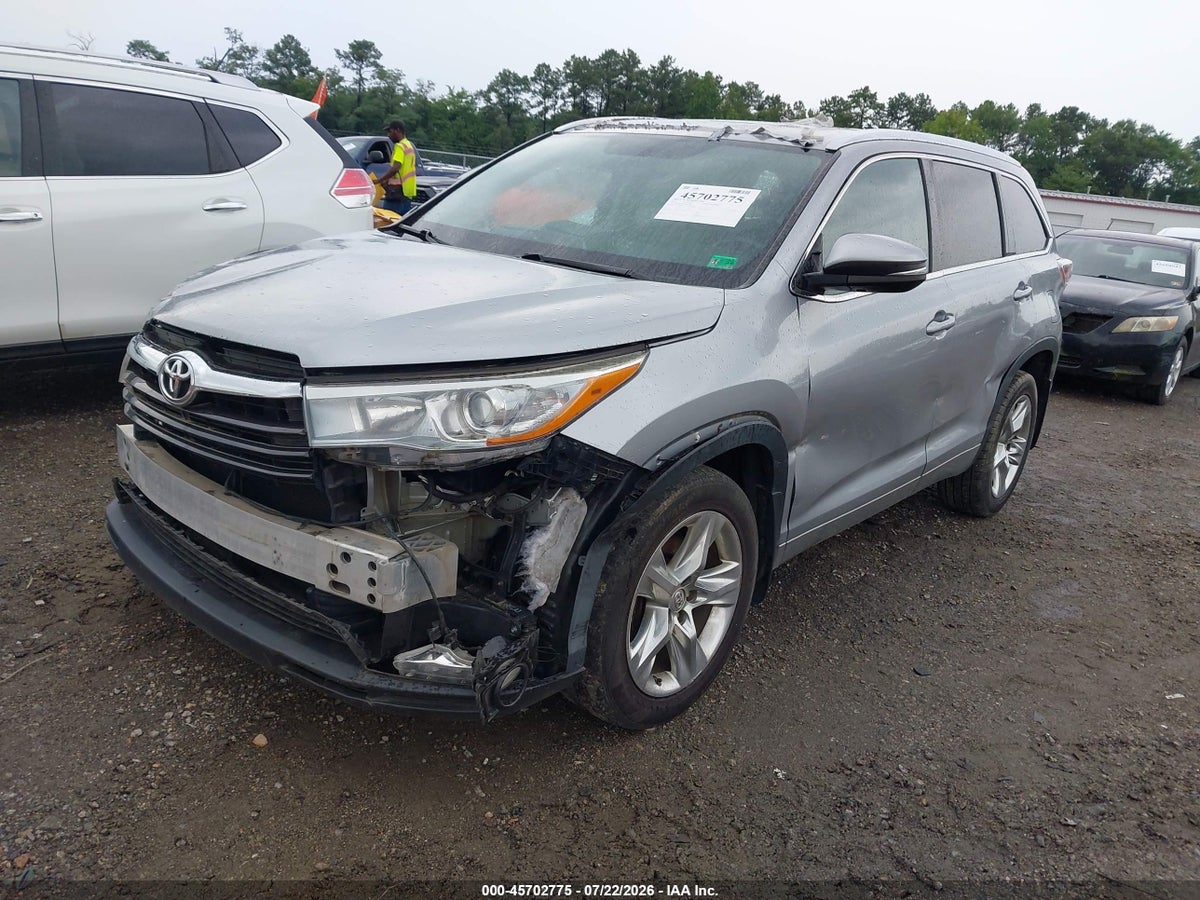 2015 TOYOTA HIGHLANDER LIMITED V6 — снимка 2