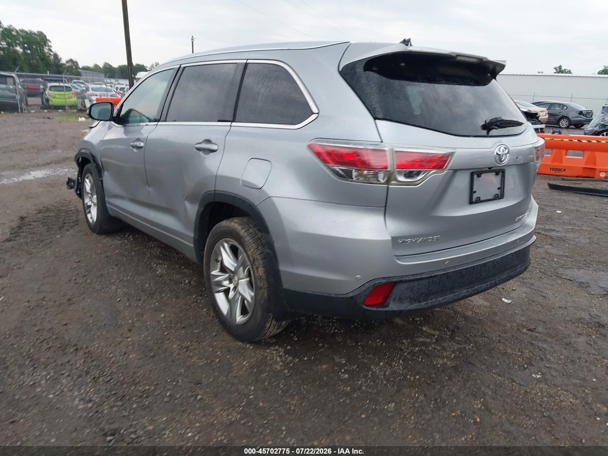 2015 TOYOTA HIGHLANDER LIMITED V6 — снимка 3