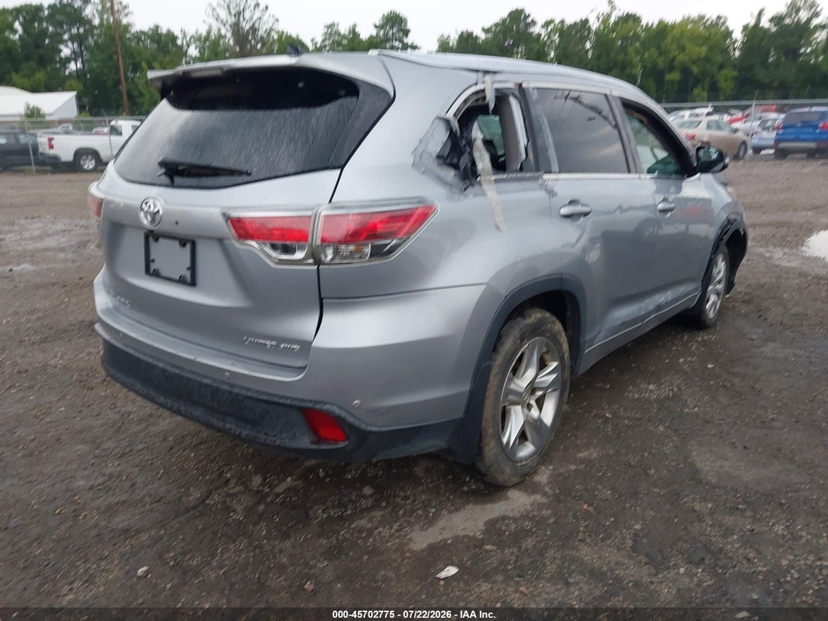 2015 TOYOTA HIGHLANDER LIMITED V6 — снимка 4