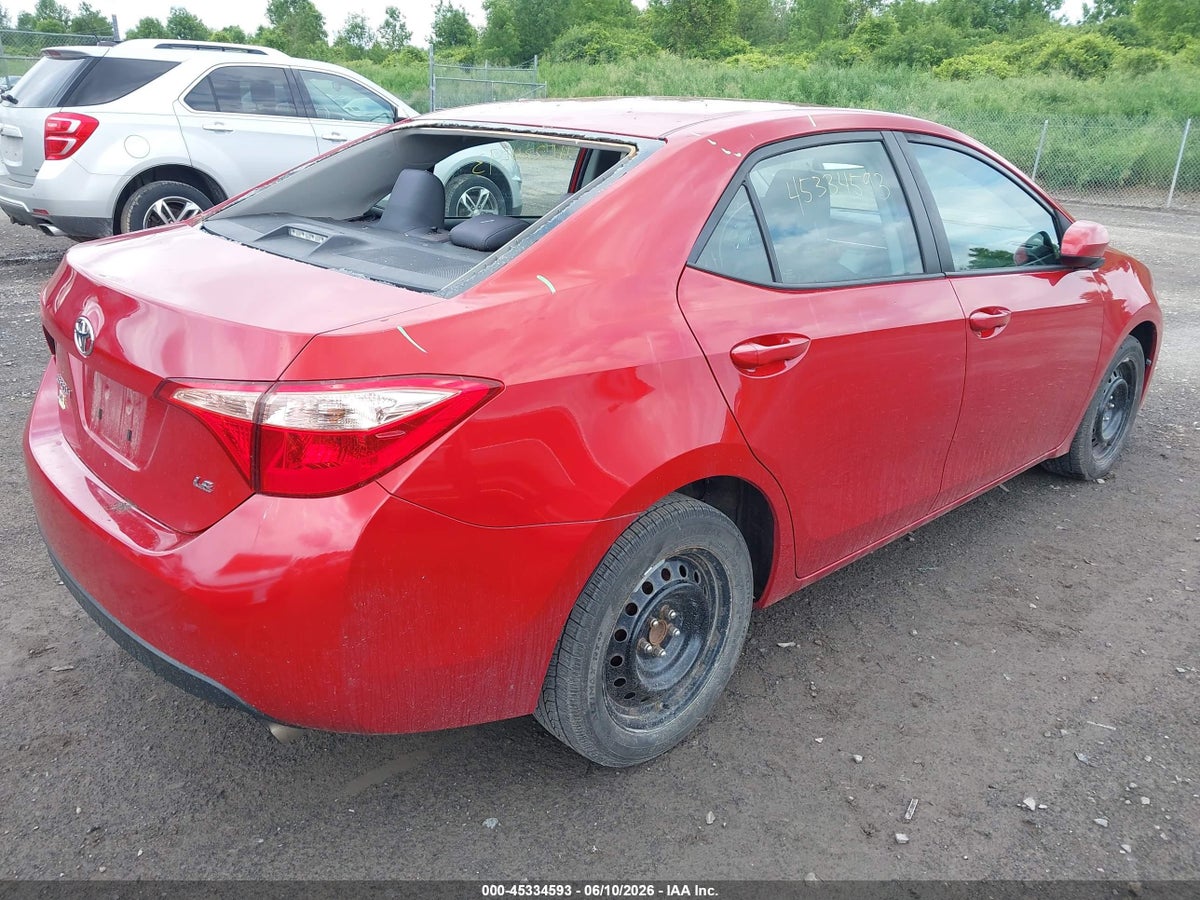 2017 TOYOTA COROLLA LE — снимка 4