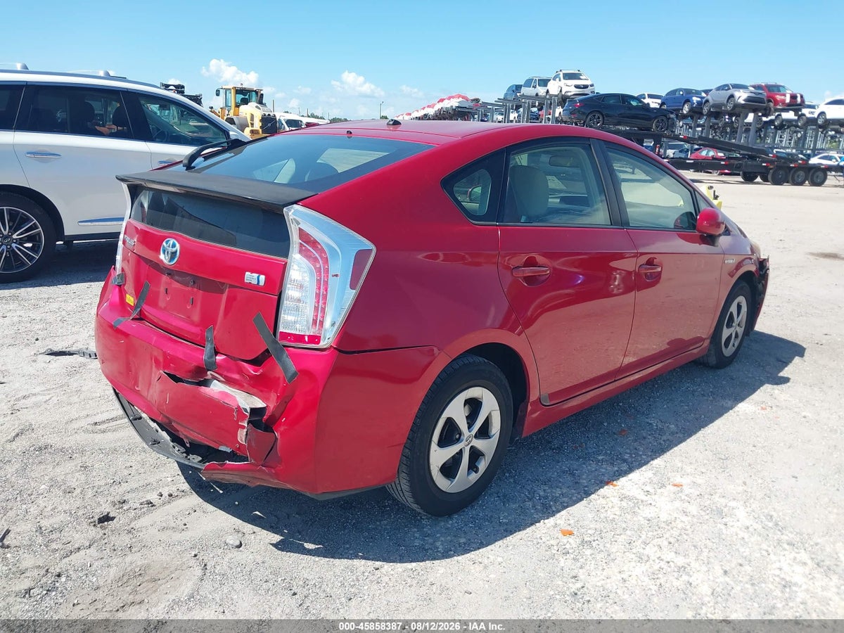 2013 TOYOTA PRIUS — снимка 4