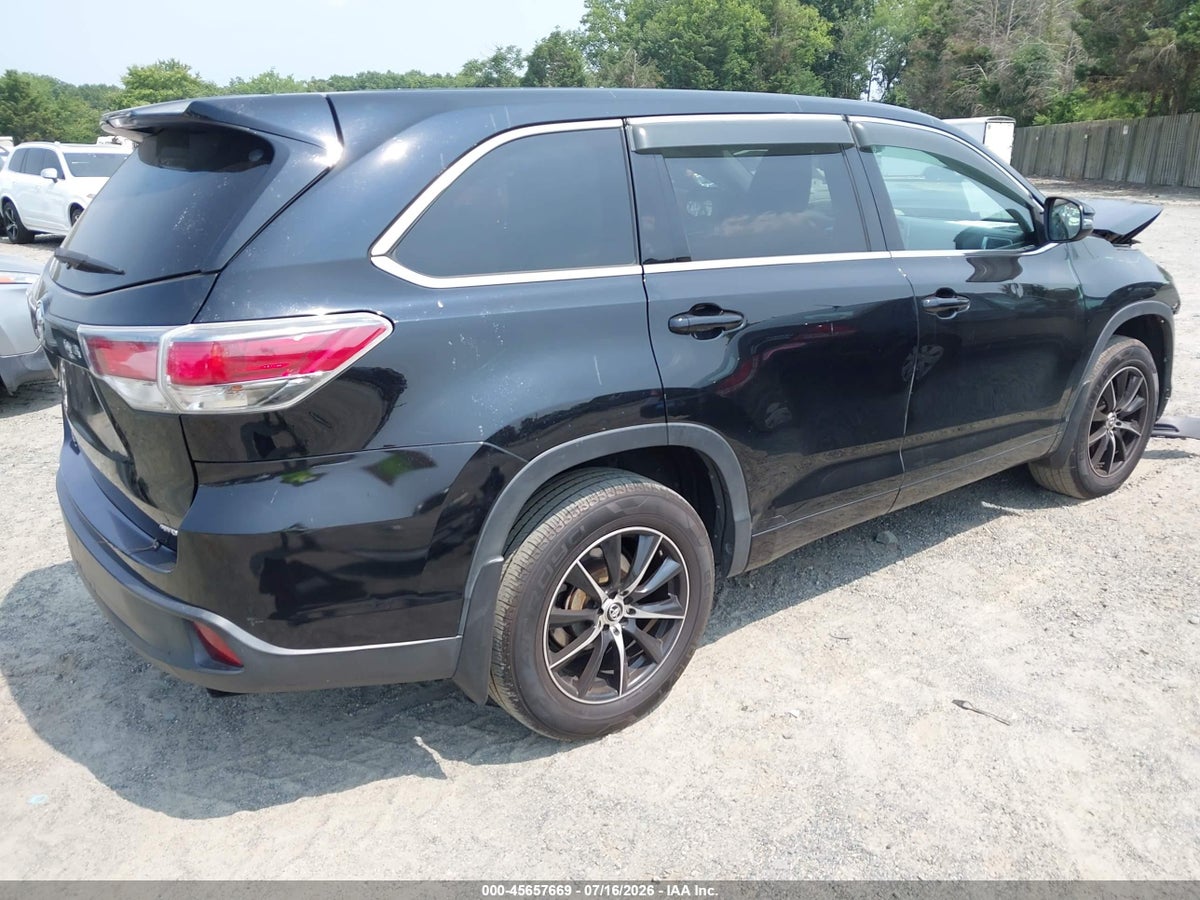 2016 TOYOTA HIGHLANDER LE V6 — снимка 4