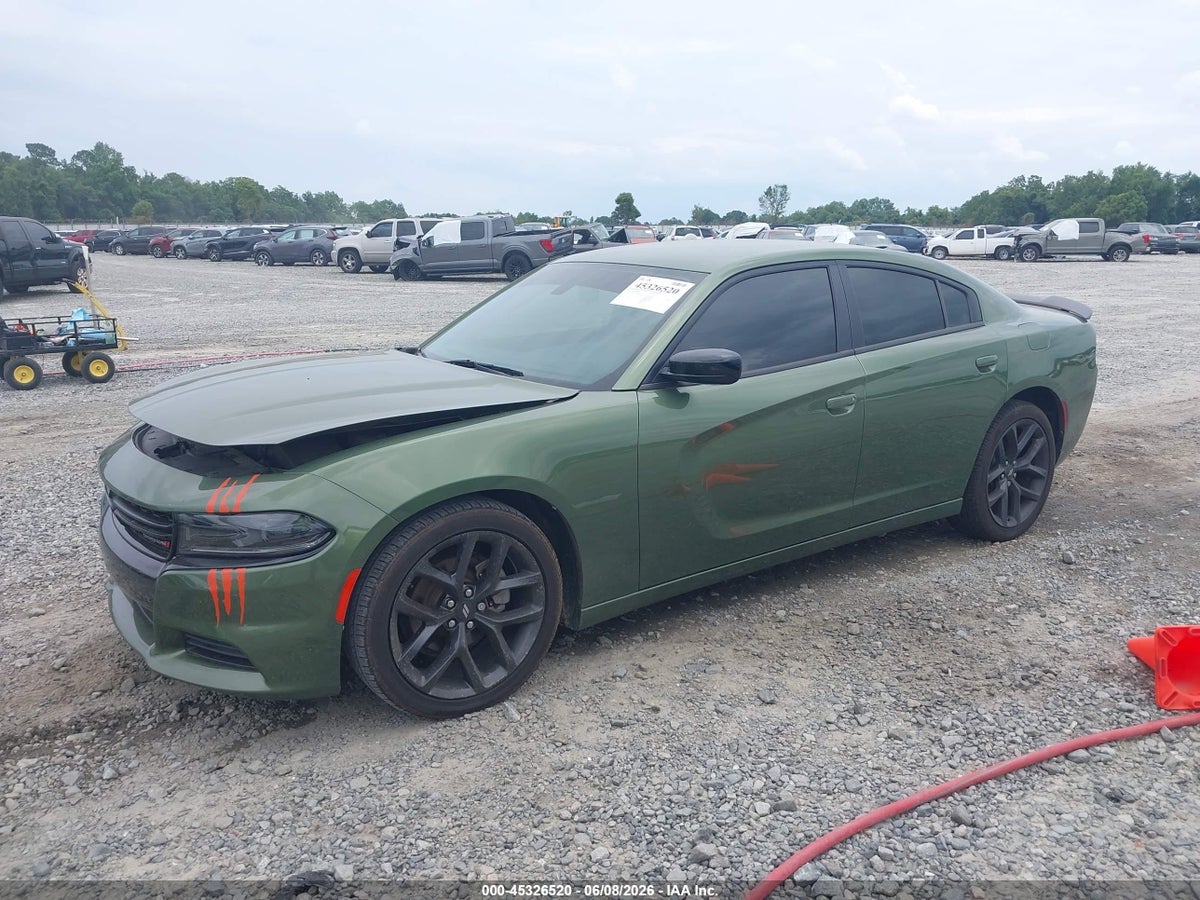 2022 DODGE CHARGER SXT RWD — снимка 2