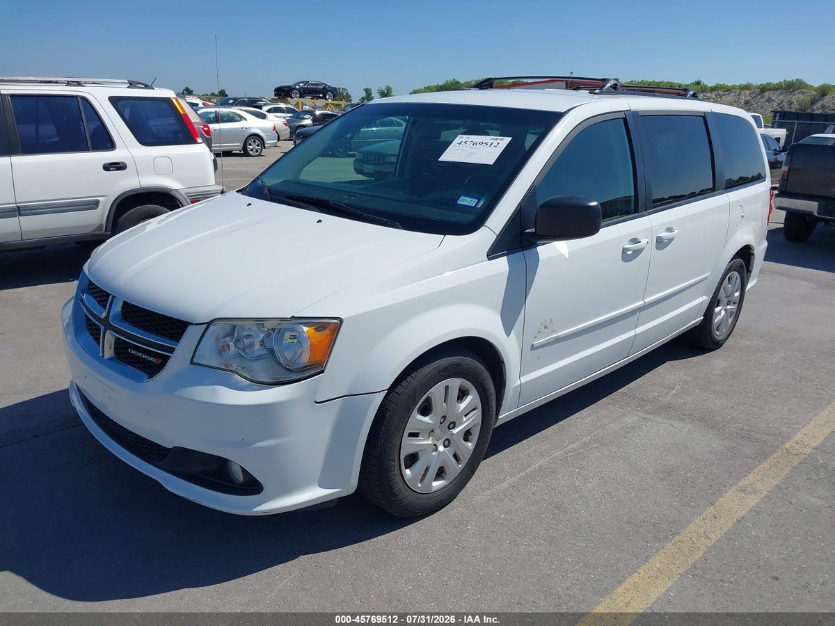 2017 DODGE GRAND CARAVAN SE — снимка 2