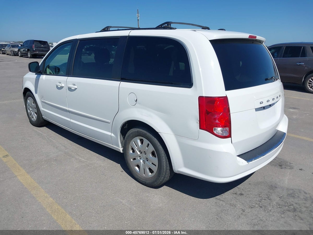 2017 DODGE GRAND CARAVAN SE — снимка 3