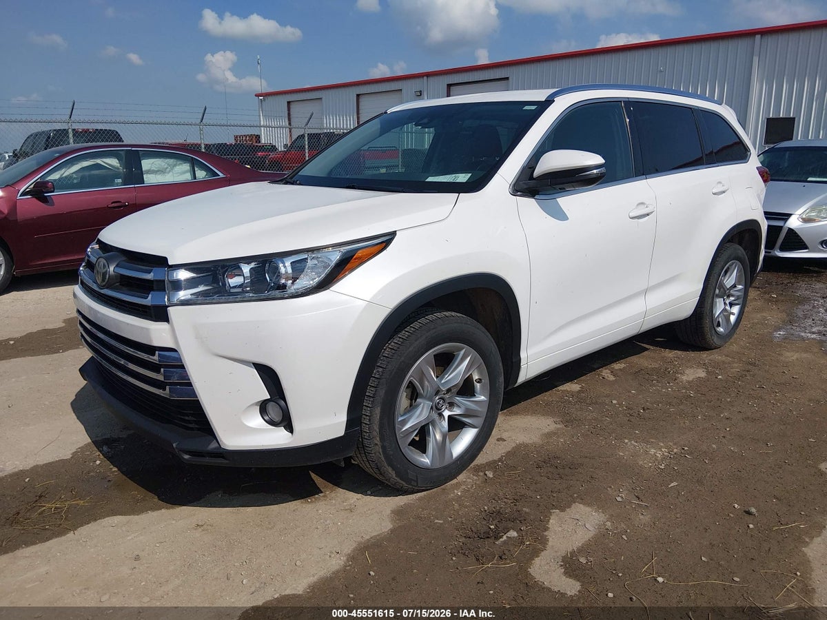 2017 TOYOTA HIGHLANDER LIMITED — снимка 2