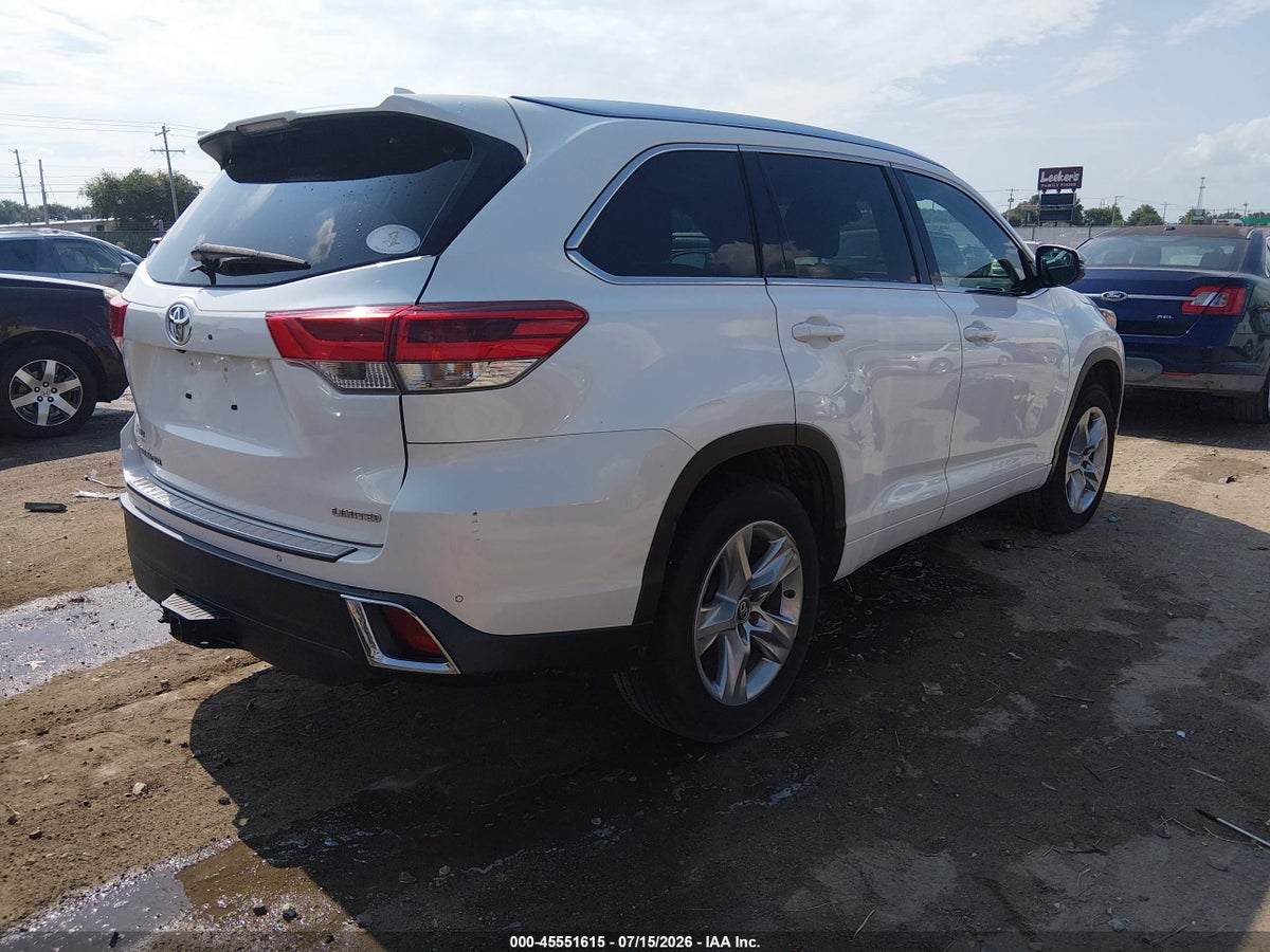 2017 TOYOTA HIGHLANDER LIMITED — снимка 4