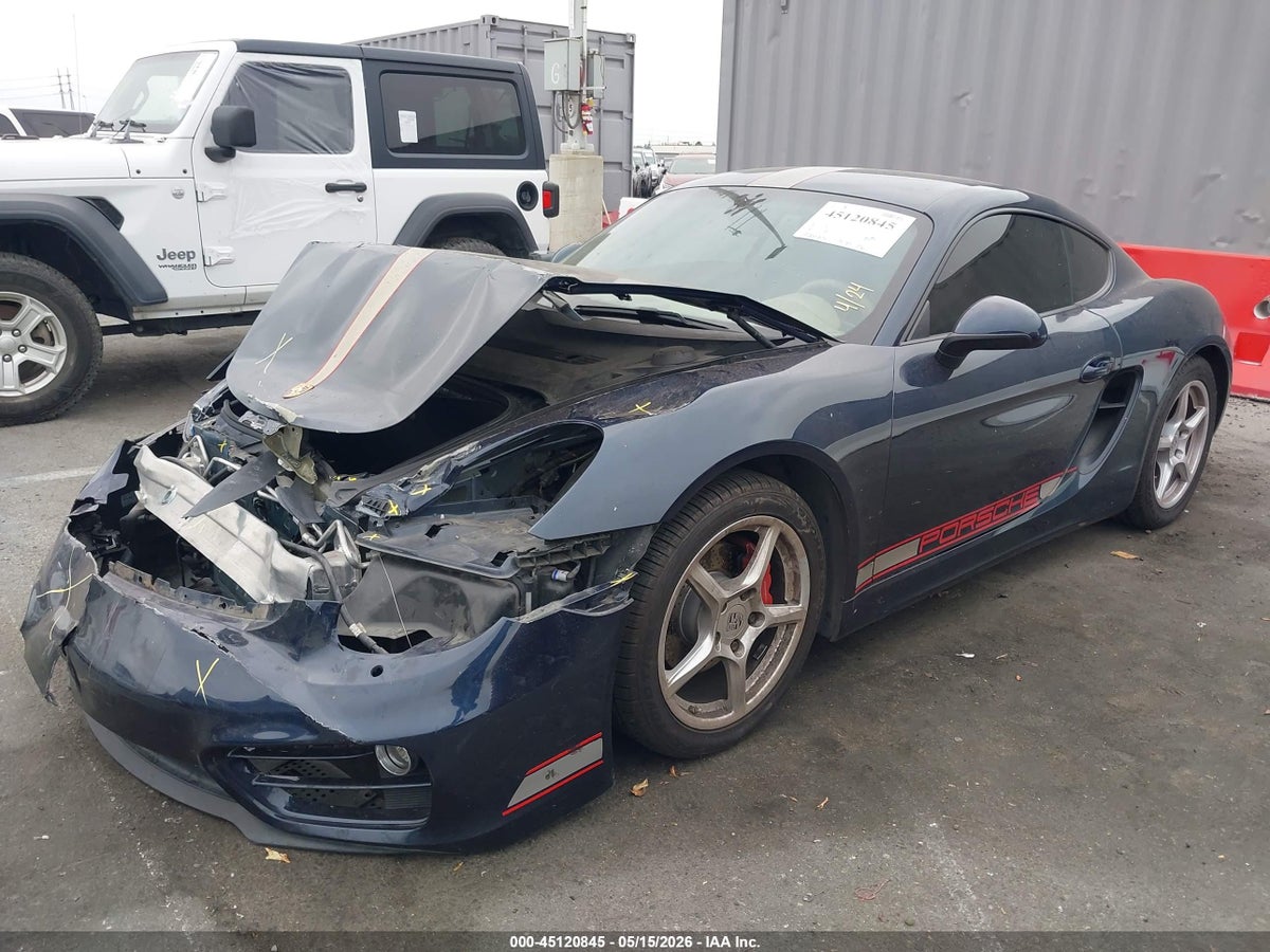 2014 PORSCHE CAYMAN — снимка 2