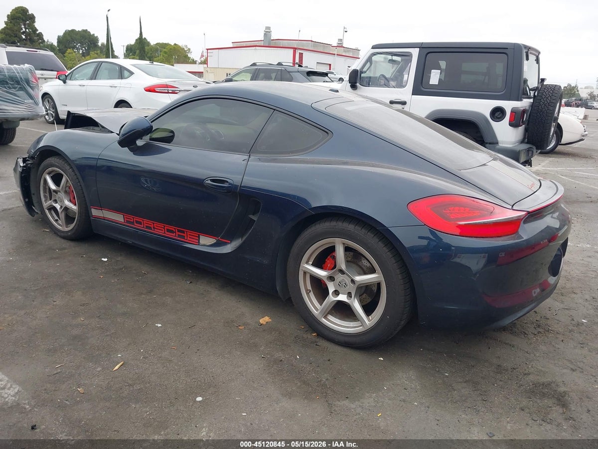 2014 PORSCHE CAYMAN — снимка 3