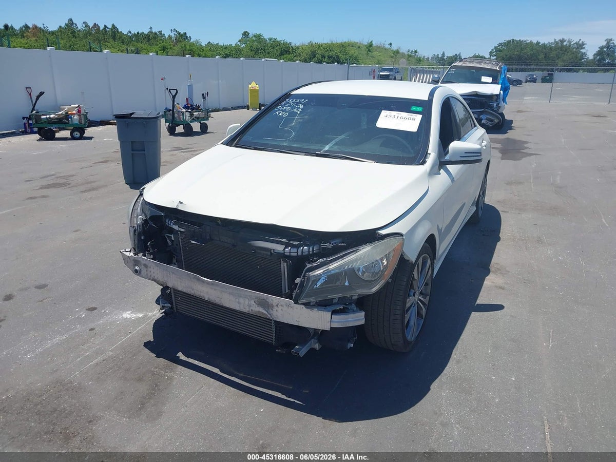2016 MERCEDES-BENZ CLA 250 — снимка 2