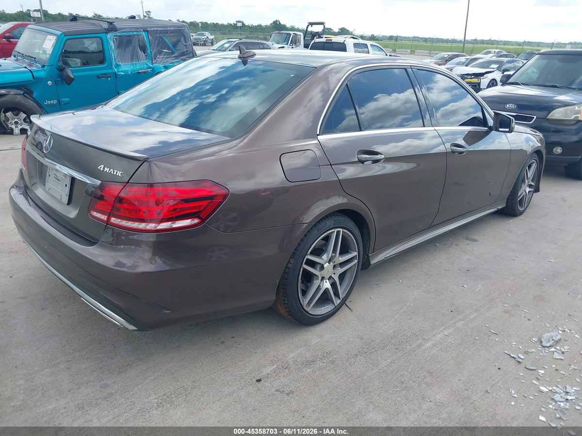 2014 MERCEDES-BENZ E 350 4MATIC — снимка 4