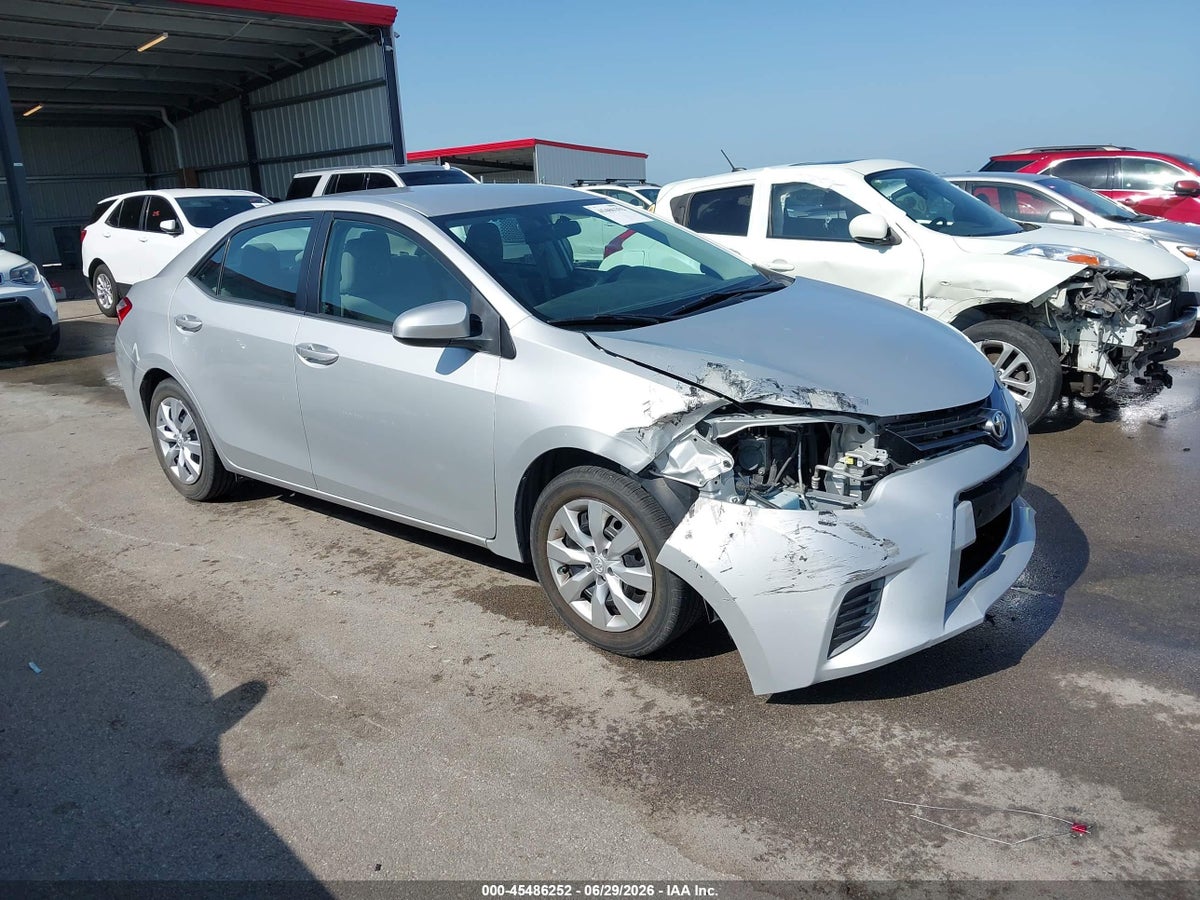 2015 TOYOTA COROLLA LE