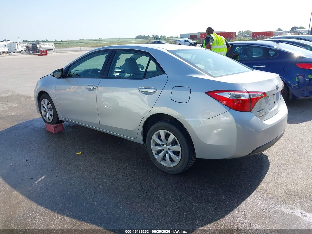 2015 TOYOTA COROLLA LE — снимка 3