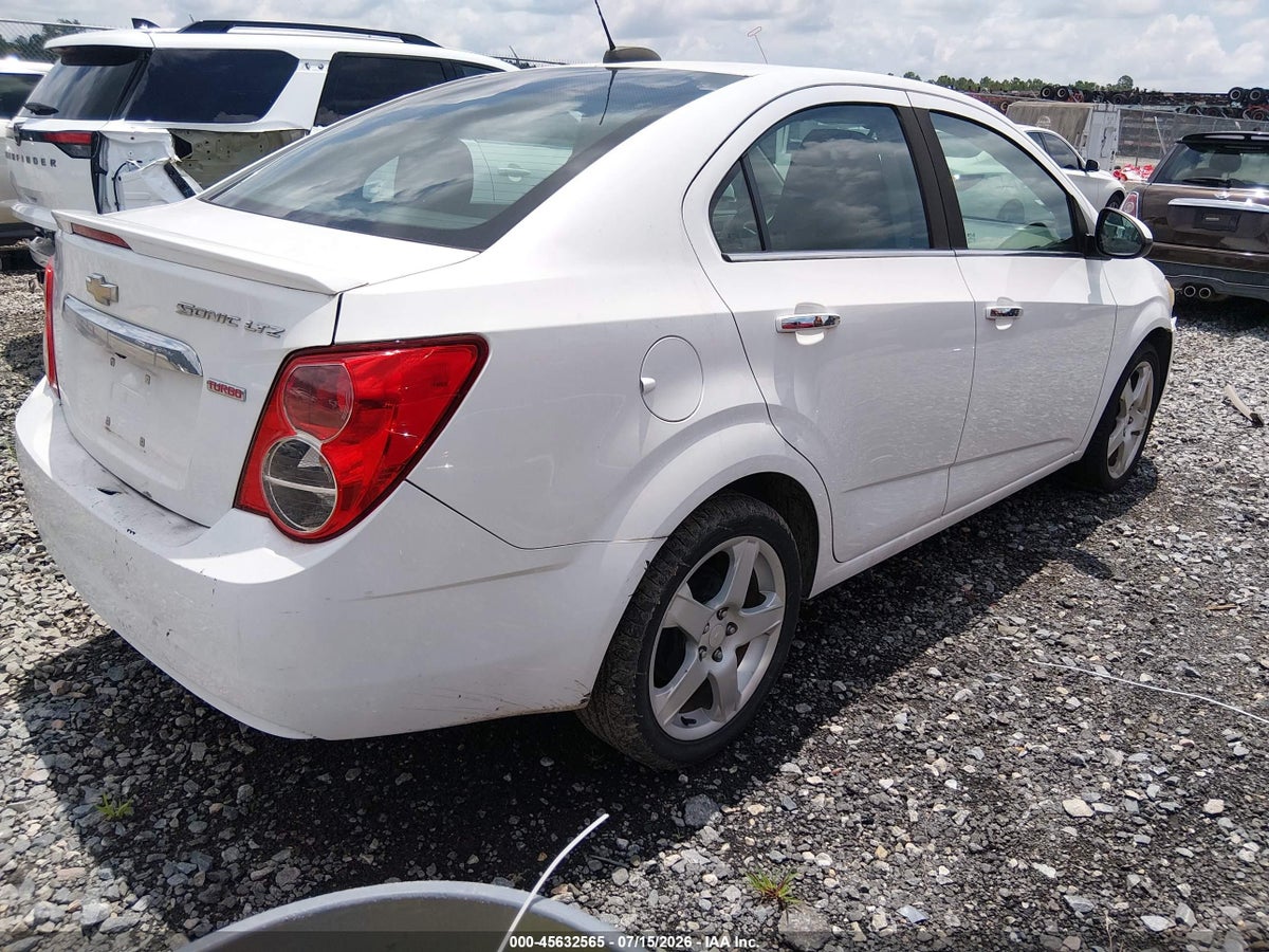 2015 CHEVROLET SONIC LTZ AUTO — снимка 4