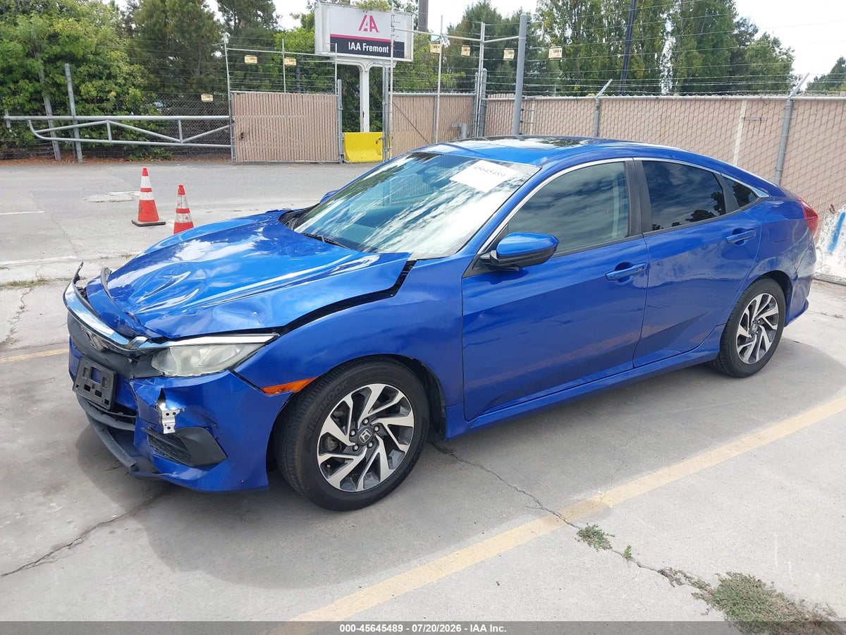 2016 HONDA CIVIC EX — снимка 2