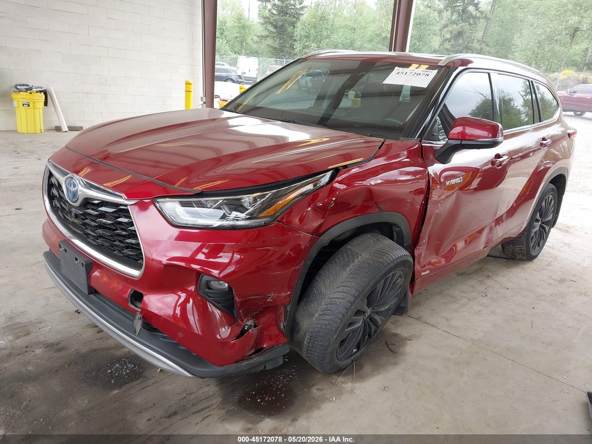 2021 TOYOTA HIGHLANDER HYBRID PLATINUM — снимка 2
