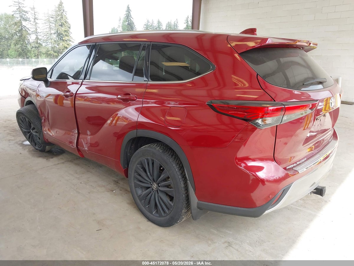 2021 TOYOTA HIGHLANDER HYBRID PLATINUM — снимка 3