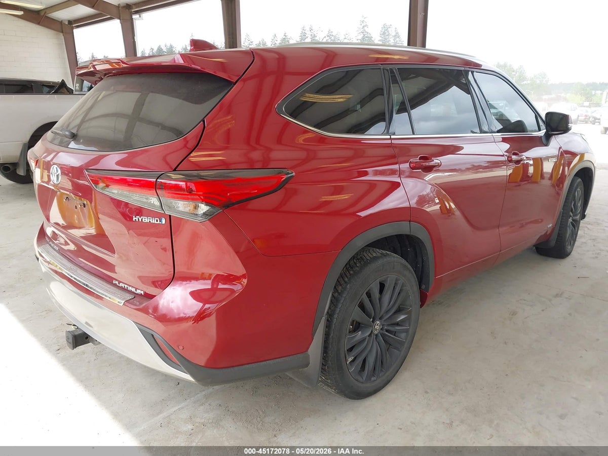 2021 TOYOTA HIGHLANDER HYBRID PLATINUM — снимка 4
