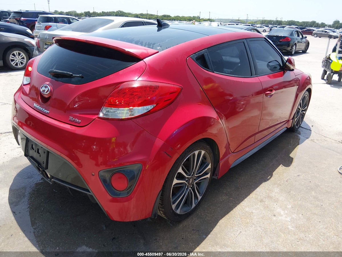 2016 HYUNDAI VELOSTER TURBO — снимка 4