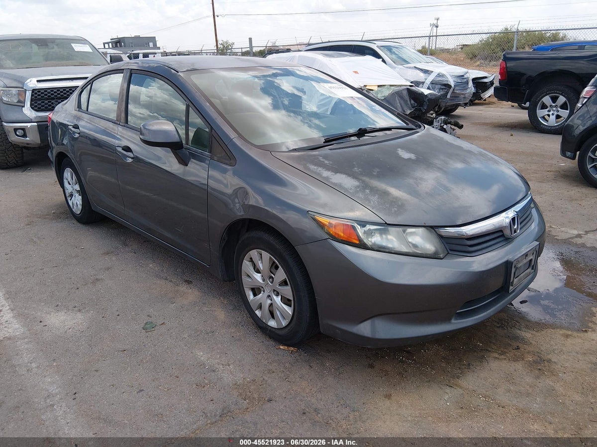 2012 HONDA CIVIC LX