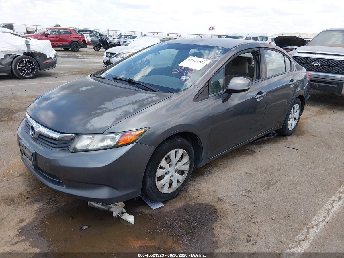 2012 HONDA CIVIC LX — снимка 2