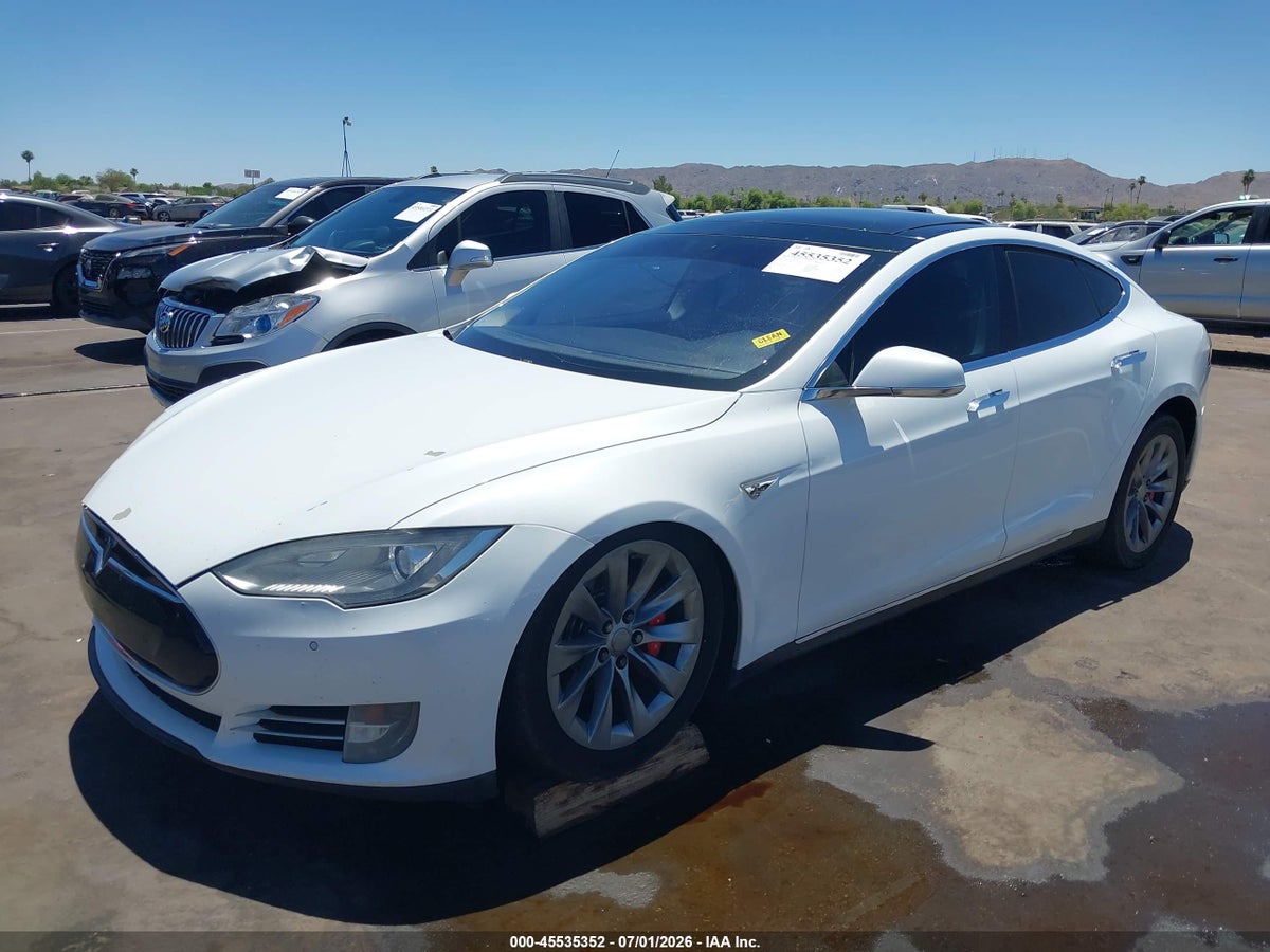 2014 TESLA MODEL S P85 — снимка 2