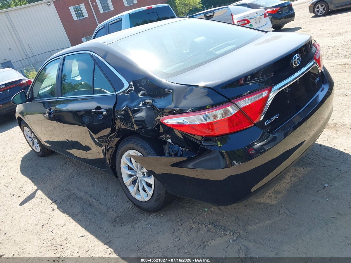 2016 TOYOTA CAMRY LE — снимка 3