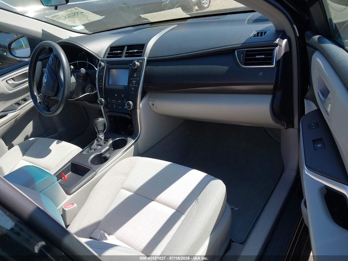 2016 TOYOTA CAMRY LE — снимка 5
