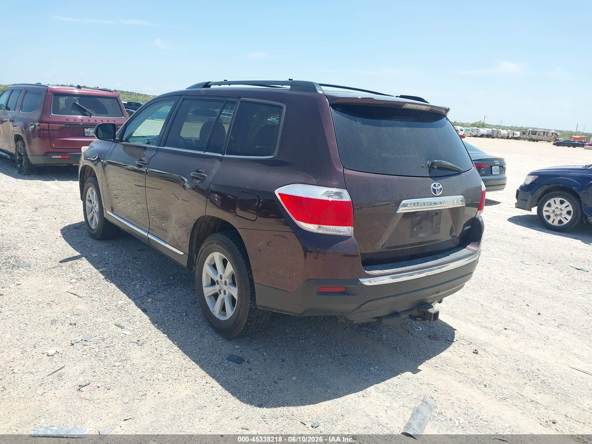 2013 TOYOTA HIGHLANDER BASE PLUS V6 — снимка 3